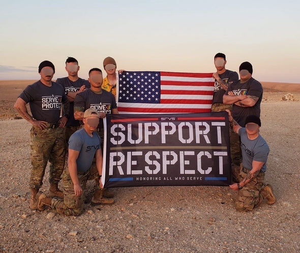 SRVS Support & Respect Flag