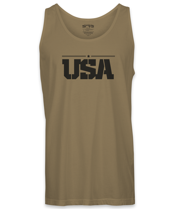 Shelby SRVS USA Unisex Tank - Sand