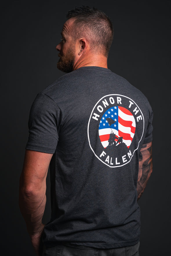 Iwo Jima Unisex Tee - Charcoal