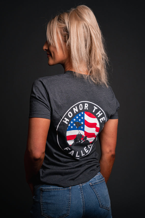 Iwo Jima Unisex Tee - Charcoal