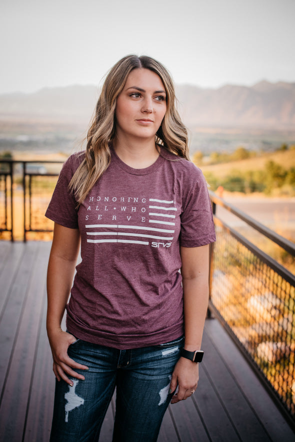 Hill Tee - Maroon