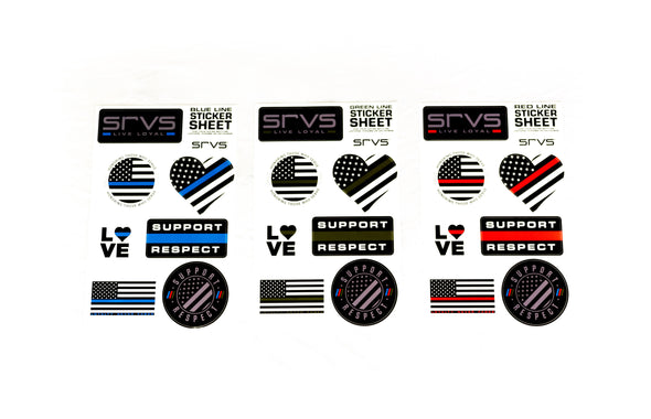 SRVS Sticker Sheet Pack