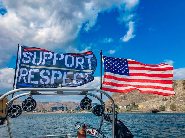 SRVS Support & Respect Flag