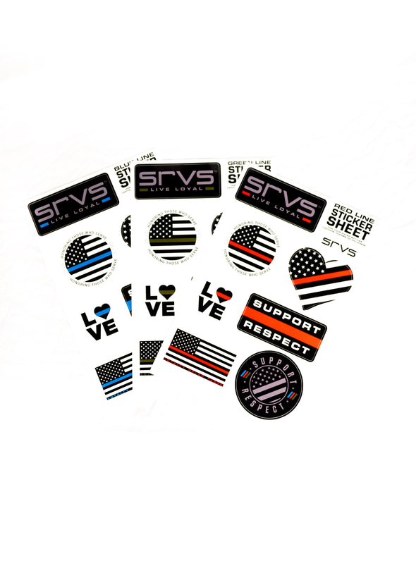 SRVS Sticker Sheet