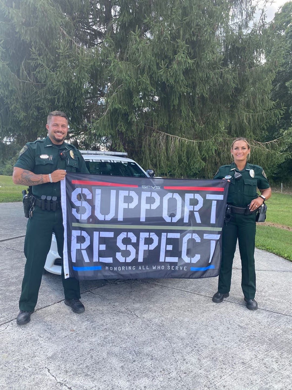 SRVS Support & Respect Flag