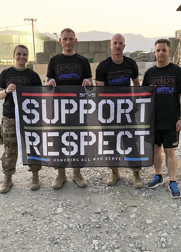 SRVS Support & Respect Flag