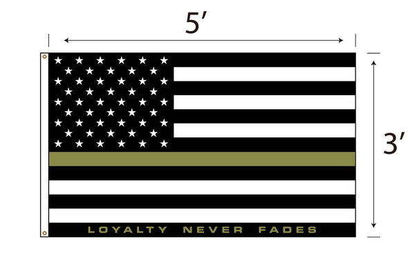 LOYALTY Flag - Thin Green Line
